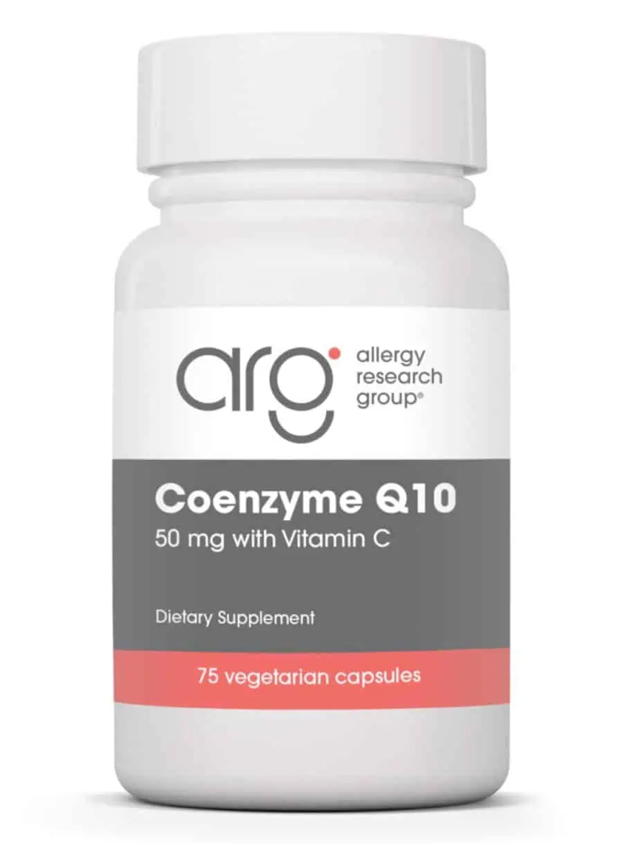 Allergy Research Group CoQ10 50mg -- coenzyme Q10, vitamin C