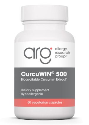 Allergy Research Group CurCuWIN 500 -- curcumin supplement, bioavailable curcumin.