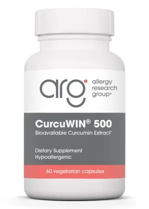 Allergy Research Group CurCuWIN 500 -- curcumin supplement, bioavailable curcumin.