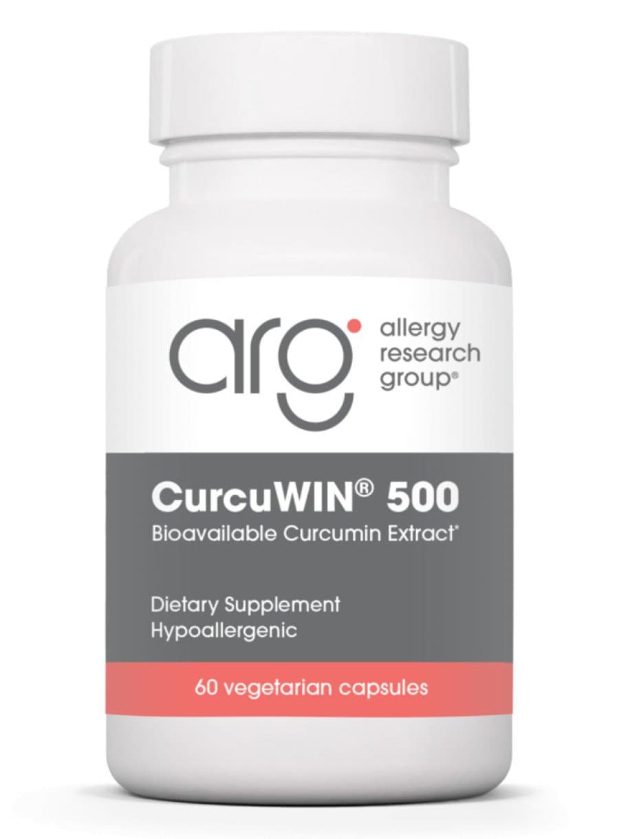 Allergy Research Group CurCuWIN 500 -- curcumin supplement, bioavailable curcumin.