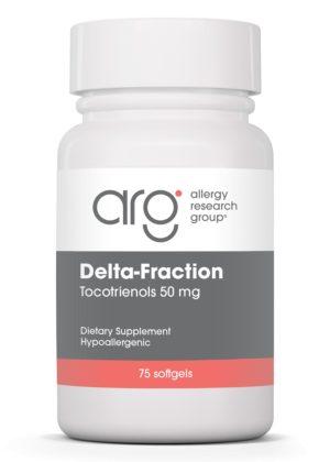 Allergy Research Group Delta-Fraction Tocotrienols 50mg -- tocotrienols, antioxidant support.