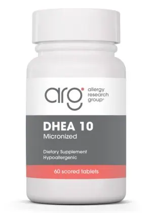Allergy Research Group DHEA 10mg Micronized Lipid Matrix -- DHEA support, hormone balance.
