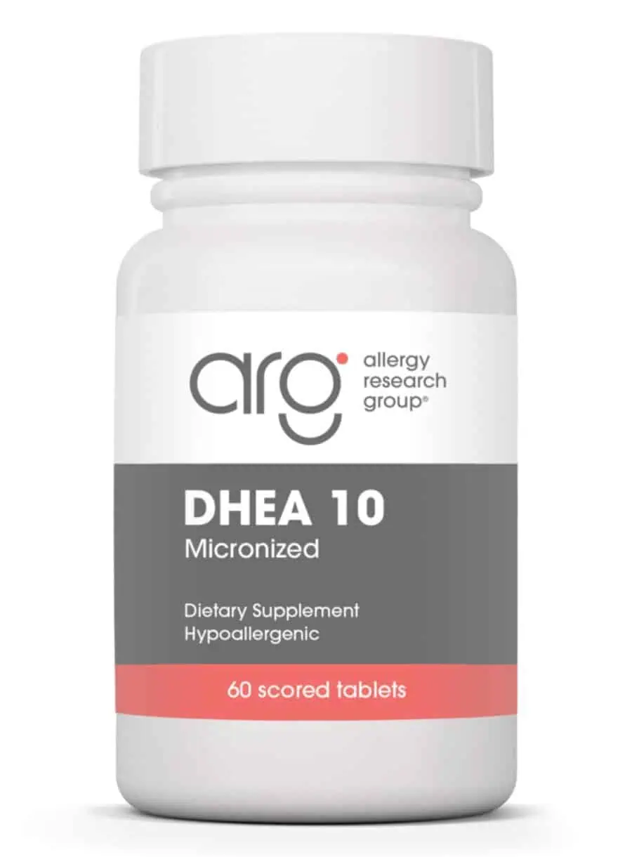 Allergy Research Group DHEA 10mg Micronized Lipid Matrix -- DHEA support, hormone balance.