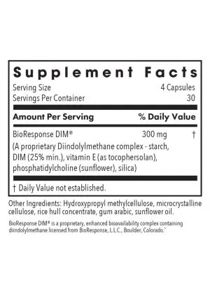 Allergy Research Group DIM Enhanced Delivery System -- estrogen metabolism, hormone balance. - Back