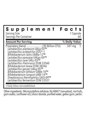 Allergy Research Group Essential-Biotic Complete -- probiotic supplement, digestive health. - Back