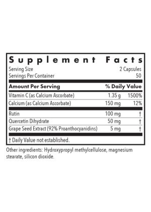 Allergy Research Group Esterol -- vitamin C, bioflavonoids - Back