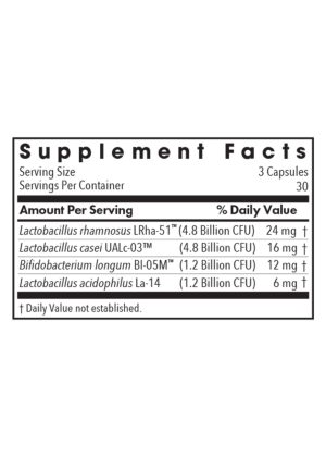 Allergy Research Group GI Flora -- probiotic supplement, gut health. - Back