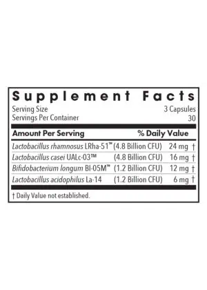 Allergy Research Group GI Flora -- probiotic supplement, gut health. - Back