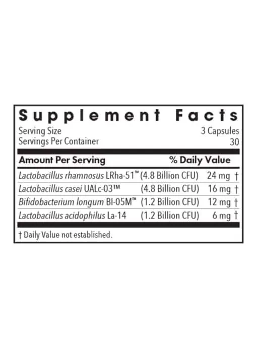 Allergy Research Group GI Flora -- probiotic supplement, gut health. - Back