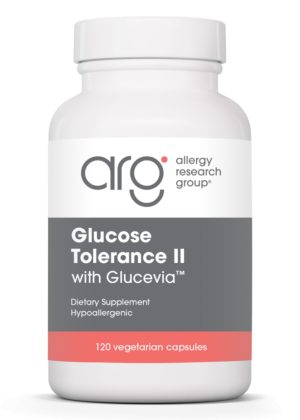 Allergy Research Group Glucose Tolerance II w/ Glucevia -- glucose metabolism, insulin sensitivity.