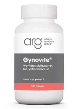 Allergy Research Group Gynovite Plus -- nutritional supplement, postmenopausal support.