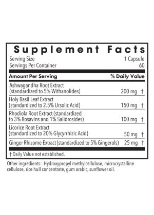 Allergy Research Group Herbal Adapt -- adaptogens, stress support. - Back
