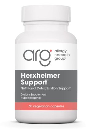 Allergy Research Group Herxheimer Support -- Herxheimer reactions support, turmeric supplement.