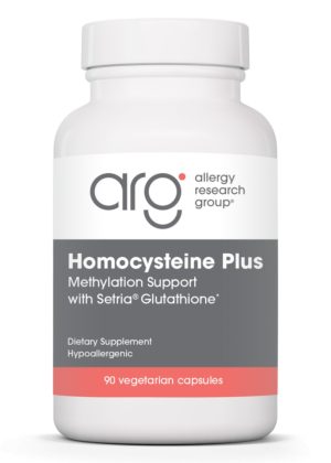 Allergy Research Group Homocysteine Plus -- methylation support, cardiovascular health.