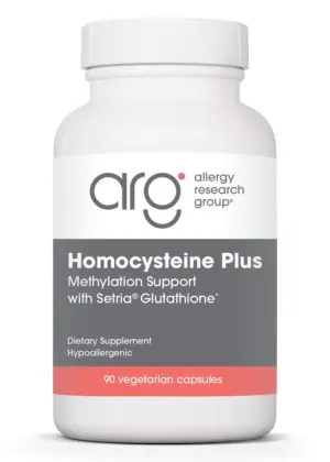 Allergy Research Group Homocysteine Plus -- methylation support, cardiovascular health.