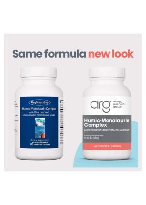 Allergy Research Group Humic-Monolaurin Complex -- immune support, detoxification.