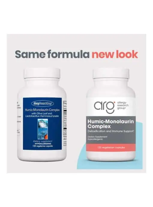 Allergy Research Group Humic-Monolaurin Complex -- immune support, detoxification.