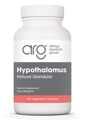 Allergy Research Group Hypothalamus Natural Glandular -- hypothalamus tissue, dietary supplement.