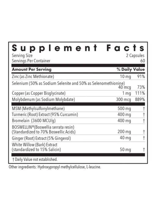 Allergy Research Group InflaMed -- joint support, connective tissue health. - Back