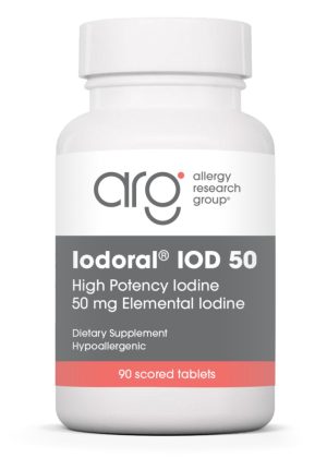 Allergy Research Group Iodoral 50 mg High Potency Iodine -- iodine supplement, thyroid support.