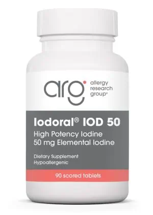 Allergy Research Group Iodoral 50 mg High Potency Iodine -- iodine supplement, thyroid support.