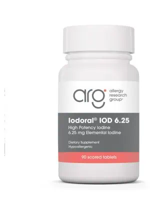 Allergy Research Group Iodoral(R) 6.25mg -- iodine supplement, thyroid support.