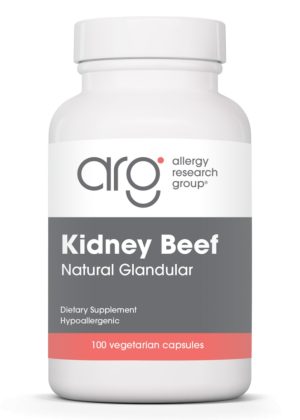 Allergy Research Group Kidney Beef Natural Glandular -- kidney support, detoxification.