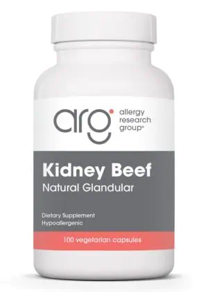 Allergy Research Group Kidney Beef Natural Glandular -- kidney support, detoxification.