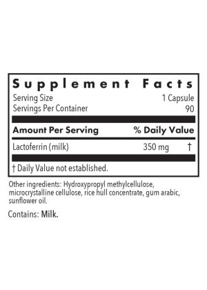 Allergy Research Group Laktoferrin 350mg -- immune support, iron transport. - Back