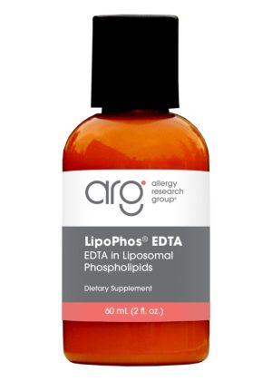 Allergy Research Group LipoPhos(R) EDTA -- liposomal phospholipids, sodium EDTA.