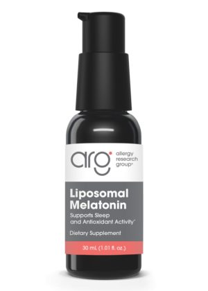 Allergy Research Group Liposomal Melatonin -- melatonin supplement, sleep aid.
