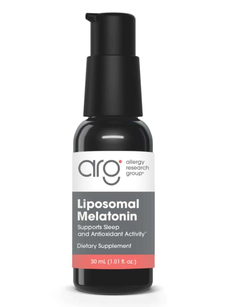 Allergy Research Group Liposomal Melatonin -- melatonin supplement, sleep aid.