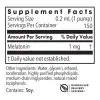Allergy Research Group Liposomal Melatonin -- melatonin supplement, sleep aid. - Back
