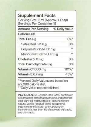 Liposomal Vitamin C, 1000mg, Citrus Flavored by Amy Myers MD