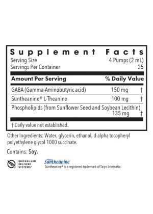 Allergy Research Group Liposomal Zen -- calmness support, relaxation. - Back