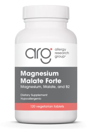 Allergy Research Group Magnesium Malate Forte -- magnesium supplement, energy support.