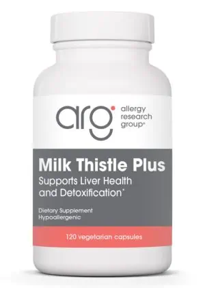 Allergy Research Group Milk Thistle Plus -- liver support, herbal extract.