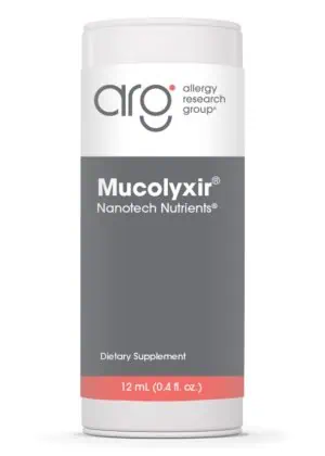 Allergy Research Group Mucolyxir(R) 12 mL -- mucus support, salmon DNA.