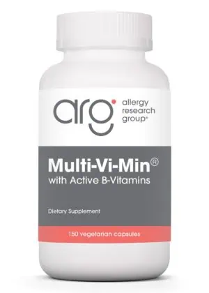 Allergy Research Group Multi-Vi-Min -- multivitamin, dietary supplement.