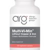 Allergy Research Group Multi-Vi-Min w/o Cu and Fe -- multivitamin supplement, dietary support.