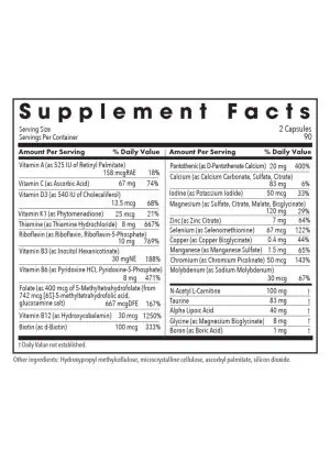 Allergy Research Group MVM-A Antioxidant Protocol -- antioxidant support, vitamin and mineral blend. - Back