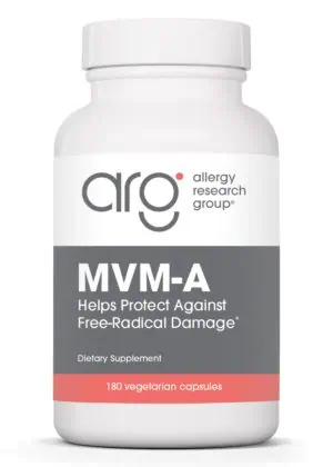 Allergy Research Group MVM-A Antioxidant Protocol -- antioxidant support, vitamin and mineral blend.