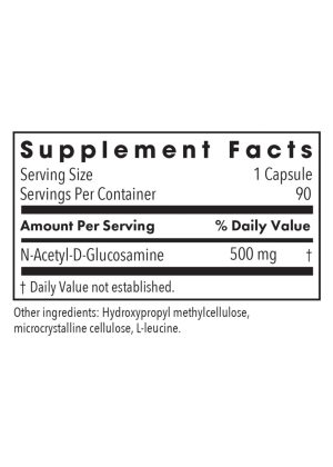 Allergy Research Group N-Acetyl Glucosamine -- vegan glucosamine, gastrointestinal support. - Back