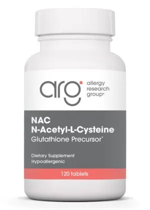 Allergy Research Group N-Acetyl-L-Cysteine (NAC) -- antioxidant support, sulfur source.