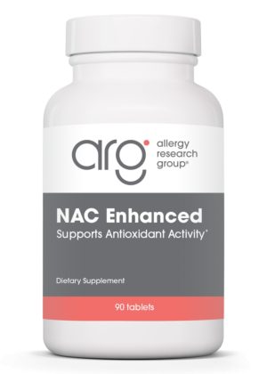 Allergy Research Group NAC/Enhanced Antioxidant Formula -- antioxidant support, glutathione production.