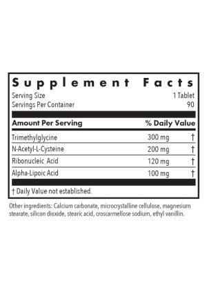 Allergy Research Group NAC/Enhanced Antioxidant Formula -- antioxidant support, glutathione production. - Back