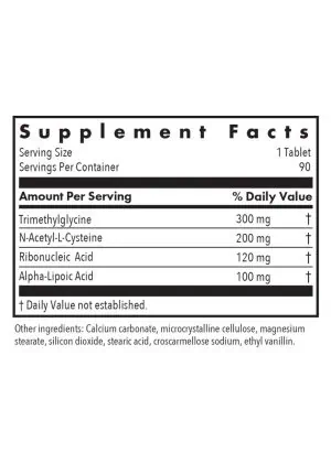 Allergy Research Group NAC/Enhanced Antioxidant Formula -- antioxidant support, glutathione production. - Back