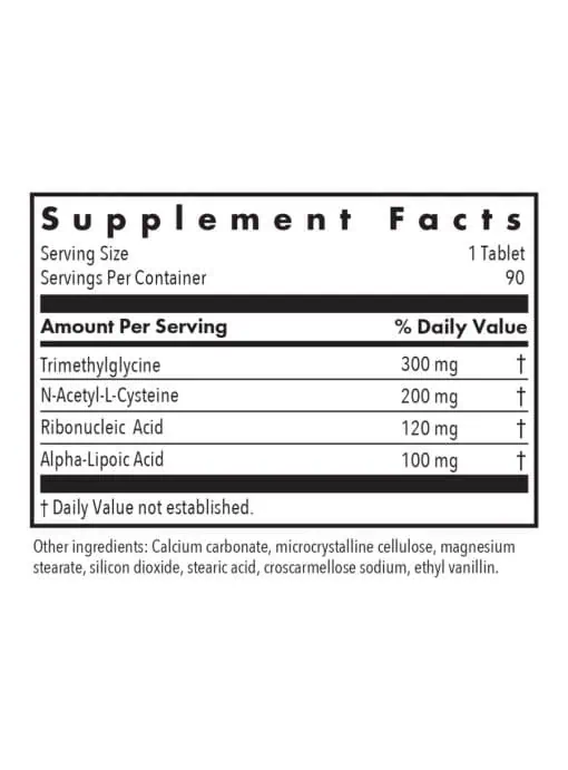 Allergy Research Group NAC/Enhanced Antioxidant Formula -- antioxidant support, glutathione production. - Back
