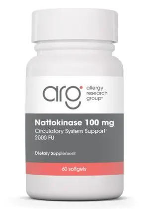 Allergy Research Group Nattokinase Circulatory Systemic Enzymes -- circulatory support, cardiovascular health.