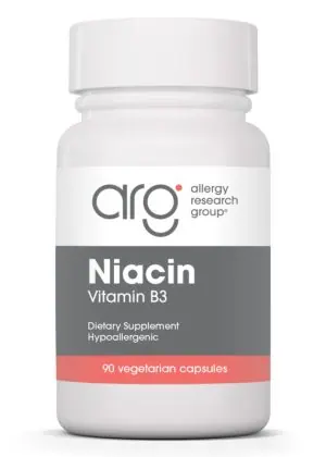 Allergy Research Group Niacin (Vit B3) -- niacin, vitamin B3.
